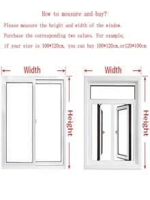 1pc Self-Adhesive Window Mesh Screen, Invisible Insect Proof Net For Home Use In Summer, Easy To Install - Black Mesh Window Screen - View 7