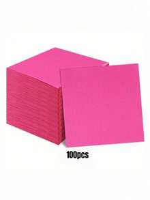 Colored Plain Disposable Paper Napkins, Square Handkerchief Paper For Party, Birthday Gathering - Multicolor - View 21