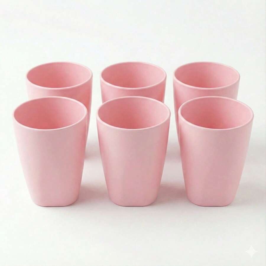 Set Of 30 Colorful Plastic Cups 330ml For Schools, Daycare Centers, And Parties - Baby Pink - View 1