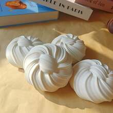 1pc Soft Squishy Slow Rebound Simulation Stress Relief Toy, Super Soft Mochi Roll Slow Rebound Squeeze Toy - Multicolor - View 6