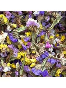 1box Dried Wild Flower Wedding Confetti - Purple-yellow - View 3