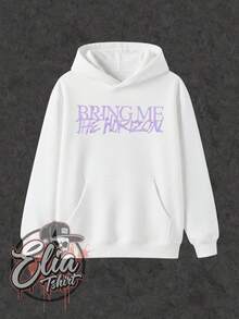 Comfortable Basic Sweatshirt For Everyday Wear. Bring Me The Horizon Music Singer Famous International National Urban Culture Rock Metal Rock N Roll Famous Band Singer Unisex Sweatshirt For Men And Women 50% Cotton 50% Polyester Top Premium Streetwear New Release Immediate Shipping Various Colors!! - 白色 - 查看 2