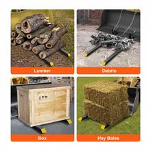 Pallet - 43 Zoll lang, 2000 lbs, nicht verstellbar - Visualizzare 4
