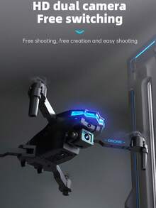 6pcs Drones With Dual Cameras, Batteries, Obstacle Avoidance, Optical Flow Hovering, Random Color Accessories, Comes With Carrying Bag - View 4
