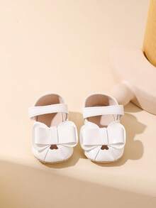 婴儿学步鞋 蝴蝶结透气婴儿学步鞋 - 白色 - 查看 10