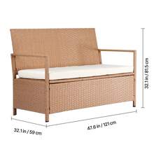 Outdoor Storage Benches - 121x59x81.5cm - View 10