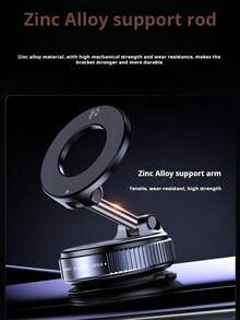 Giá đỡ điện thoại từ tính hút chân không bằng hợp kim, có thể điều chỉnh 360°, không cần keo dán, thích hợp sử dụng trên ô tô/phòng tập thể dục/gương/bề mặt nhẵn, tương thích với tất cả các loại điện thoại thông minh. - B - Xem 4