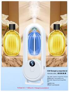 智能自动香薰机空气清新剂卫生间浴室香薰精油分配器加湿器净化喷雾器客厅卫生间除臭精油扩散器USB多模式LED数字显示屏家用壁挂式显示器办公室香氛 - 小型香薰機 - 查看 20