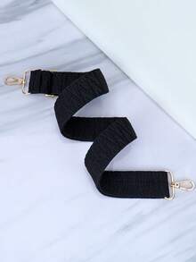 Tali Bahu Hitam yang Dapat Diatur, Cocok untuk Tas Tangan, Dompet, Tas Selempang, Tas Bahu, Perlengkapan Liburan yang Lucu dan Feminin, Aksesoris Tas - Hitam - View 3