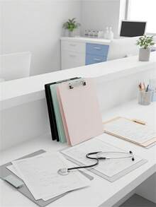 悬挂式文件夹、会议板夹、塑料文件写字板、文件和收据夹、办公用品和文具夹，适用于悬挂式文件、登记、公司、酒店、物业管理、学校和家庭会议 - 單件 - 查看 9