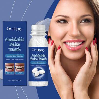 30ml/1pc Solid Dental Glue, Temporary Tooth Filler, Dental Gap Sealant, Tooth Decoration For Film/TV Makeup