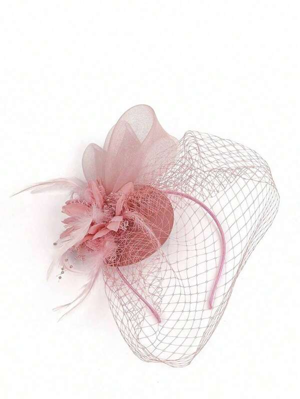 1 Pc Fascinators Hats For Women Pillbox Hat 20s 30s 50s Vintage Headwear Bowler Flower Veil Wedding Tea Party Hat