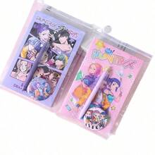 Juego de papelería KPOP DE-MON HUNT-ERS DE-MON HUNT-RESS SQUAD, regalo de estudiante, regalo coleccionable, periférico de anime, incluye bolígrafos de gel, bolígrafos de gel retráctiles, bolígrafos de bola, bolígrafos, tinta de secado rápido, tinta impermeable, tinta resistente a la decoloración, escritura suave, flujo continuo, diseño de bajo centro de gravedad - kpoop - Ver 7