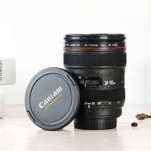 摄影师之选：带盖相机镜头马克杯 - 防漏密封，可重复使用咖啡杯，适合摄影爱好者 - 彩色 - 查看 3