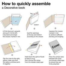 3件套时尚仿书装饰摆件，奢华装饰书，客厅装饰，家居装饰，咖啡桌摆件，现代时尚装饰书，可堆叠展示书，酒店装饰，礼品，创意家居装饰，节日装饰，摄影道具，咖啡厅及酒店氛围装饰，仿真书 - 均碼 - 查看 7