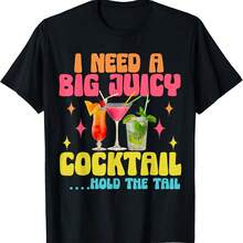Camiseta divertida de cola de crucero de fiesta de vacaciones hilarante e inapropiada - Negro - Ver 1