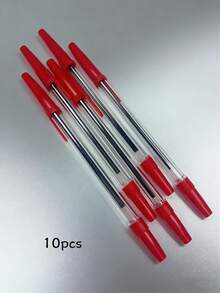 50支装水性笔套装，包含蓝色、黑色和红色，1.0毫米笔尖，防晕染墨水，书写流畅，适合学生使用。 - 凝膠筆 - 查看 11