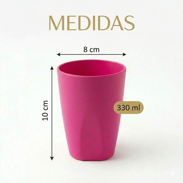 Set Of 30 Colorful Plastic Cups 330ml For Schools, Daycare Centers, And Parties - 羅莎 - 查看 4