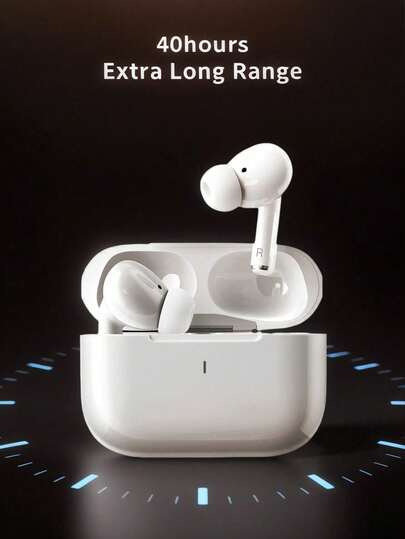 全新无线耳机，自动降噪，快速充电，低延迟，游戏音乐两相宜