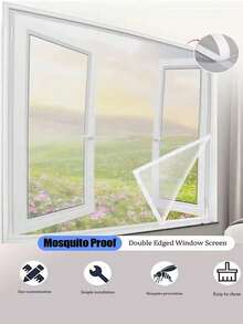 Anti-Mosquito Window Screens,Insect Mosquito Nets For Window Screen Mesh Tulle Invisible Fiberglass Against Mosquitoes And Flies - A - View 8