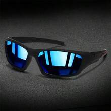 1 chiếc kính thời trang kiểu dáng ôm sát mặt, unisex, thích hợp cho kỳ nghỉ, thể thao ngoài trời, tiệc tùng, chụp ảnh đường phố, quà tặng lý tưởng. - Nhiều màu - Xem 8