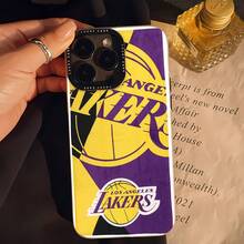 Funda para teléfono con el logotipo de los Lakers, compatible con Samsung, Apple, VIVO, OPPO, , Transsion, ,  y Honor. Fabricada en TPU, ofrece protección a prueba de golpes y caídas. Un regalo ideal para familiares y amigos. - CEBADA - Ver 4