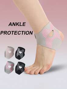 1 chiếc đai hỗ trợ mắt cá chân nhẹ, có thể điều chỉnh, màu đen và hồng, mềm mại, phù hợp cho cả nam và nữ, dùng trong thể thao, bảo vệ khớp mắt cá chân, cần thiết cho các hoạt động ngoài trời như thể thao, đi bộ đường dài, chạy bộ, leo núi, tập thể dục, unisex - Nẹp mắt cá chân - Xem 9