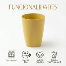 Set Of 30 Colorful Plastic Cups 330ml For Schools, Daycare Centers, And Parties - Baby Yellow - View 5