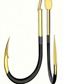 10 Sets/Board, 20pcs Freshwater Fishing Double Hooks, Suitable For 1-20 Lbs Fish - Multicolor - View 6