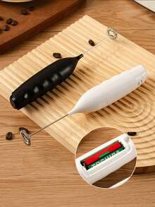 New Milk Frother, Coffee Stirrer, One-Button Milk Foaming For Fancy Coffee, Easy To Clean - Multicolor - View 4