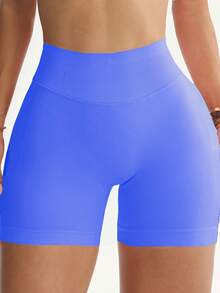 Quần short cạp cao định hình, quần short bó sát nâng đỡ ẩn, quần short đạp xe (thiết kế ôm sát), quần lót kiểu quần đùi cho nữ, đai nịt eo, thiết kế ôm sát cỡ lớn, quần short đen, quần short bó sát, quần short tập thể dục cho nữ, quần lót kiểu quần đùi cho nữ - Xanh đậm - Xem 3