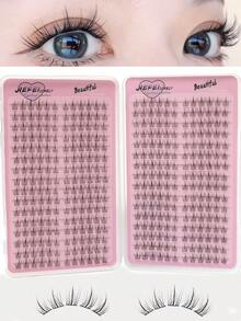 3-Piece Set Sunflower Thick Natural Wheat Ear False Eyelashes - View 1