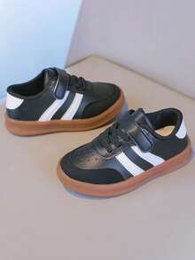 1 Pair Unisex New Breathable Low-Top Sneakers, Soft Sole Non-Slip Casual Trainers, Fashion Versatile Student Running Shoes, Suitable For Spring, Summer, Autumn, Winter - Black - View 5