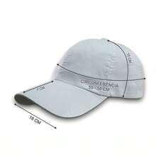 Unisex Dad Hat In 100% Cotton Twill With Curved Brim, Custom Made In Brazil - Blue Embroidery White - View 4