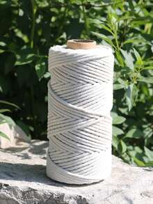 1卷180克钩编棉麻纱线，粗空心棉纱，适用于DIY帽子、包包、手工艺品 - 多款式 - 查看 18