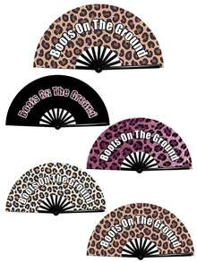 Leopard Print Casual Polyester Fabric - Multicolor - View 2