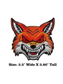 1 pieza Parche bordado de la mascota enojada del equipo de fútbol de la ciudad de Houston para planchar - Multicolor - Ver 2