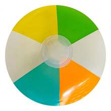 Pelota de Playa Inflable Bluescape | Fácil de Inflar | Para Niños 2+ | Piscina y Playa - Multicolor - Ver 2