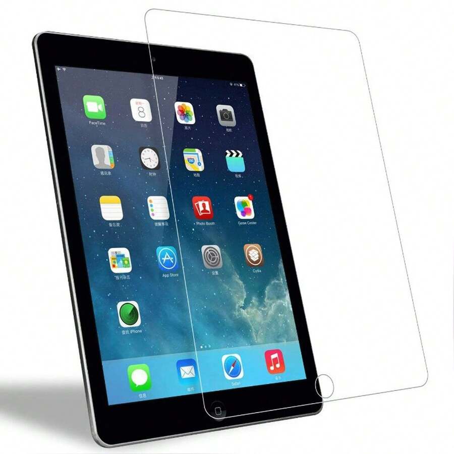 NETONBOX.COM Una Pieza Mica Premium Cristal Templado Para iPad Tableta 9.7 Pulgadas. - transparente - Ver 1