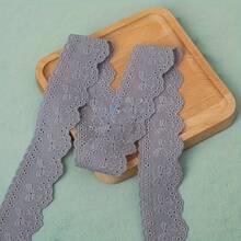 Vải ren thêu nơ nhiều màu sắc, rộng 1/5 inch (4cm), thích hợp để trang trí váy cưới, may quần áo thủ công và cho người mới bắt đầu may vá. - Nhiều màu - Xem 10