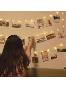 20/50/100pcs Mini Transparent Plastic Clips, Spring Clips, Towel/Photo Clips, Clothing Clips, DIY Photo Wall Home Decor - Transparent - View 5