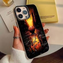 Funda para teléfono con diseño de baloncesto y atardecer, compatible con Samsung, Apple, VIVO, OPPO, , Transsion, ,  y Honor. Fabricada en TPU, ofrece protección a prueba de golpes y caídas. Un regalo ideal para familiares y amigos. - CEBADA - Ver 7
