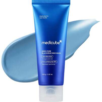  Medicube Zero Pore Blackhead Mud Facial Mask 100g, Bestseller Korean Skincare, Bestseller Facial Mask, Pore Tightening, Quick Mask, Quick Dry Mask, AHA, BHA, PHA, Acne, Blemish, Uneven Texture, Pore Purifying Clay, Korean Mask, Boyfriend Husband Father Brother Girlfriend Wife Mother Friend Birthday Gift, Summer, Bikini, Y2k, Dermatologist-Tested, Best Korean Skincare, Kbeauty, K-Beauty, Best Selling Korean Mask, Must Have Korean Skincare, Swimwear
