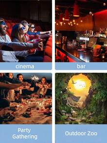 1pc Football Shaped Straw Cup, Plastic World Cup Soccer Water Bottle (Non-Electric) - Multicolor - View 5