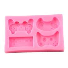 Khuôn silicon hình tay cầm chơi game, khuôn làm bánh fondant, khuôn làm sôcôla, kẹo silicon dùng để trang trí bánh, làm topper bánh cupcake, làm từ bột nhào, đất sét polymer, dùng cho tiệc sinh nhật. - Kiểu B - Xem 7