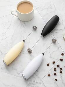 单速电动奶泡器，无线设计，带小型奶泡器盖，可搅拌，适用于咖啡、抹茶、拿铁、卡布奇诺、热巧克力等饮品。[单速电动奶泡器] 手持式电动奶泡器，奶泡器，咖啡奶泡器，带不锈钢搅拌棒的搅拌器，适用于咖啡、抹茶、拿铁、卡布奇诺、热巧克力等饮品。 - 彩色 - 查看 2