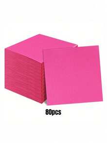 Colored Plain Disposable Paper Napkins, Square Handkerchief Paper For Party, Birthday Gathering - Multicolor - View 23