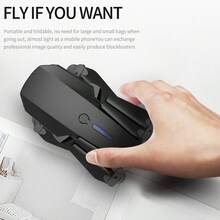 Foldable Remote-Controlled Drone E88 Equipped With Dual Cameras, USB Rechargeable Lithium Polymer Battery, Wi Fi Remote Control, 720p Video, Indoor Use, Beginner Level, Intelligent Obstacle Avoidance - View 9