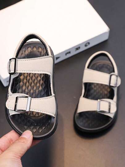 1双男女通用平底凉鞋，防滑软底幼儿鞋，透气户外沙滩鞋，适合室内/室外、校园、运动、散步、日常穿着，春夏皆宜