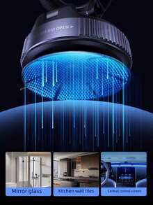 Giá đỡ điện thoại từ tính hút chân không bằng hợp kim, có thể điều chỉnh 360°, không cần keo dán, thích hợp sử dụng trên ô tô/phòng tập thể dục/gương/bề mặt nhẵn, tương thích với tất cả các loại điện thoại thông minh. - B - Xem 6